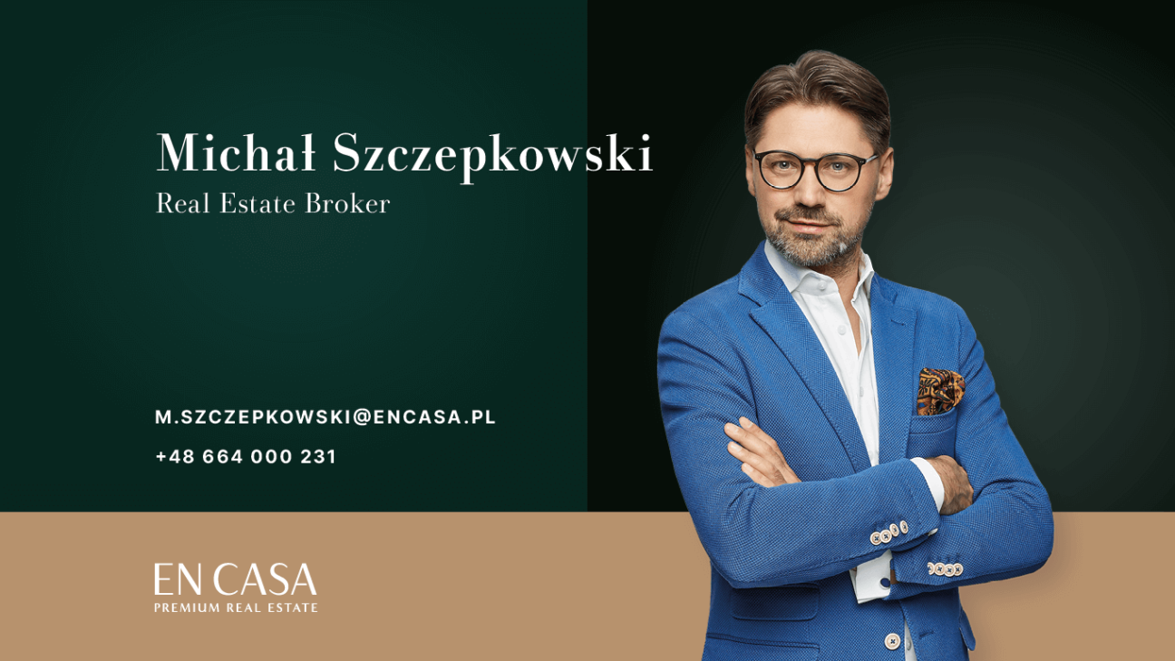 Michał Szczepkowski, agent nieruchomości En Casa Premium Real Estate